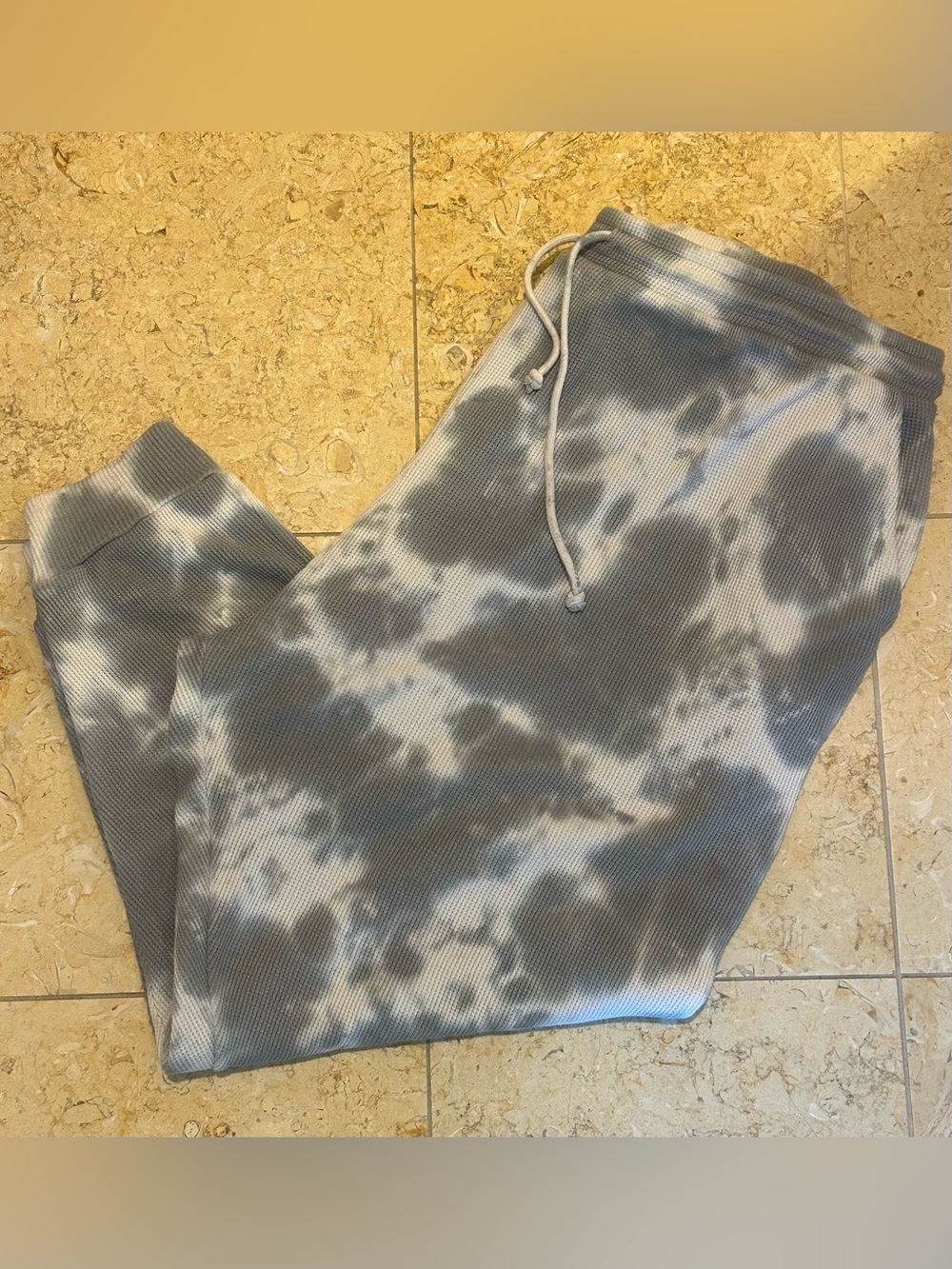 Anthropologie Saturday Sunday Janelle Tie-Dye Waffle Knit Sweatpants Size 3X
